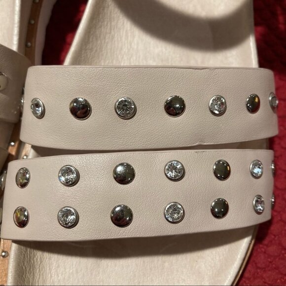 SOL SANA Sz 41 (US 10) Designed in Australia Studs Jewels Buckle Sandals - Picture 9 of 10